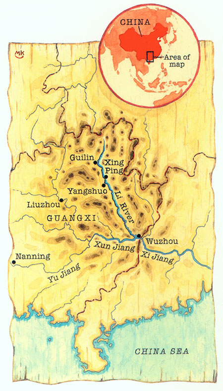 Guangxi by Map Hero, Inc.