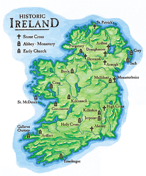 Map of Ireland by Map Hero Inc.